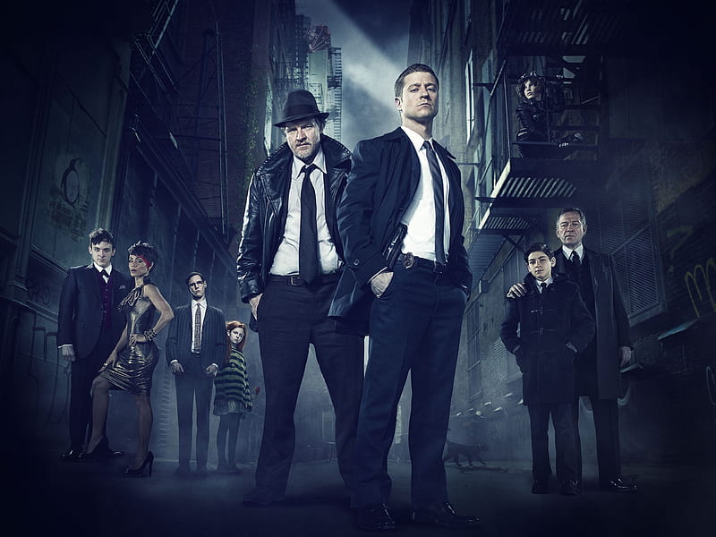 Gotham Tv Series Cast, gotham, tv-shows, HD wallpaper