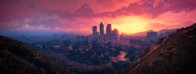 Hình nền Grand Theft Auto V đẹp HD làm cho máy tính của bạn thêm phần sống động và thu hút. Với những bức ảnh đẹp mắt về những cảnh quan trong trò chơi GTA 5, bạn sẽ cảm nhận được chi tiết và độ sắc nét của từng bức hình. Hãy để màn hình máy tính của bạn thêm bừng sáng với những hình nền đẹp HD này nhé!