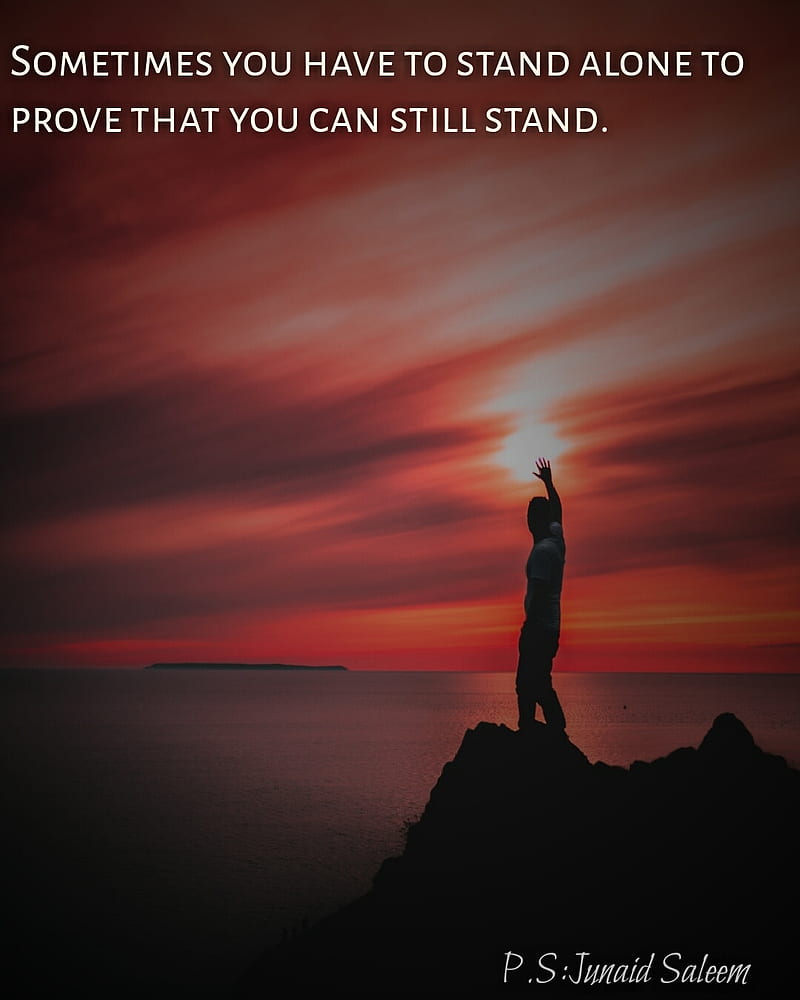 Incredible Collection: Over 999+ 4K Images with Inspirational Alone Quotes