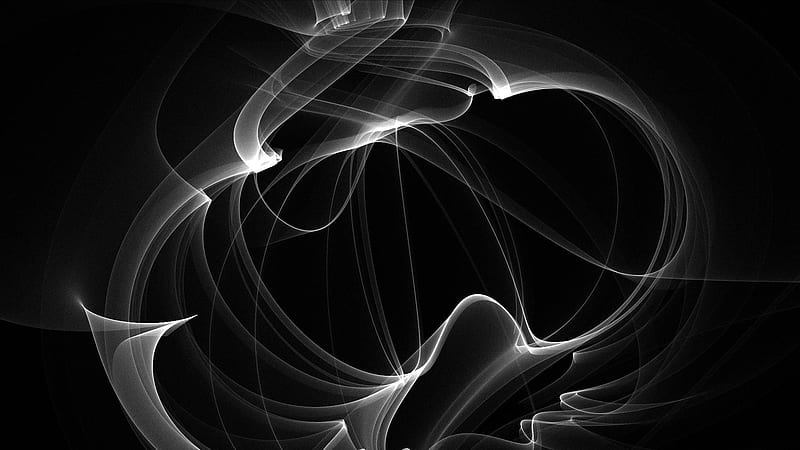Swirl, spine, attractor, nice, fractal, bonito, rotate, abstract, HD wallpaper