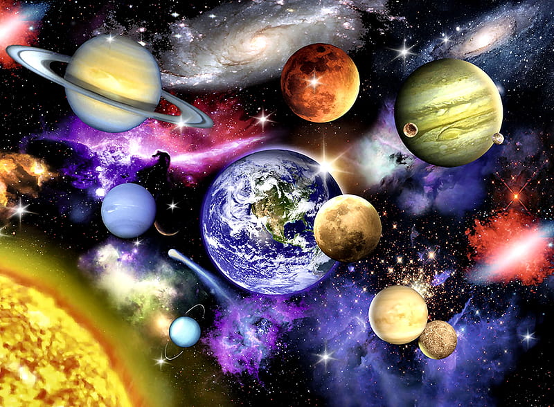 solar system the whole universe