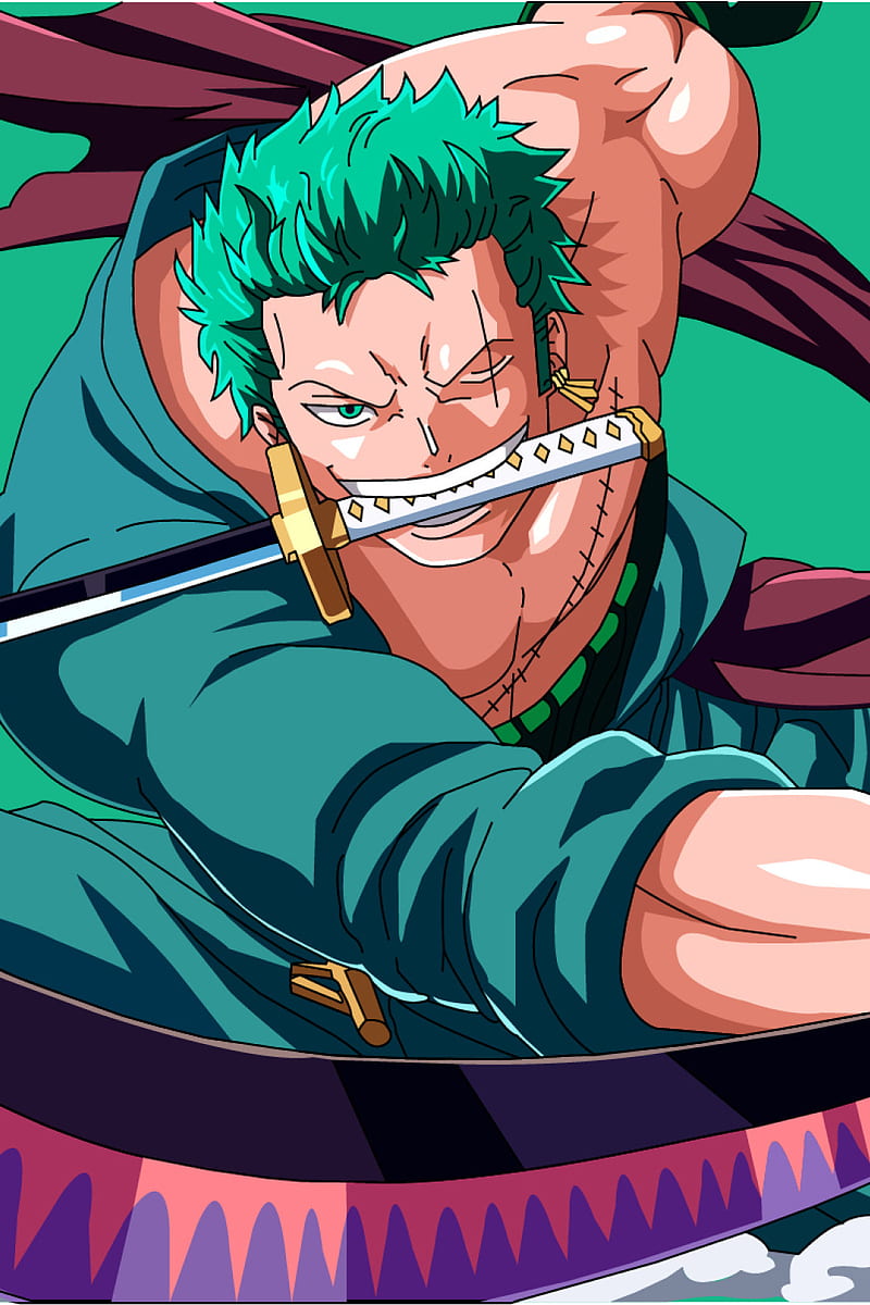 Zoro painting (wallpaper + high resolution picture) :) : r/OnePiece