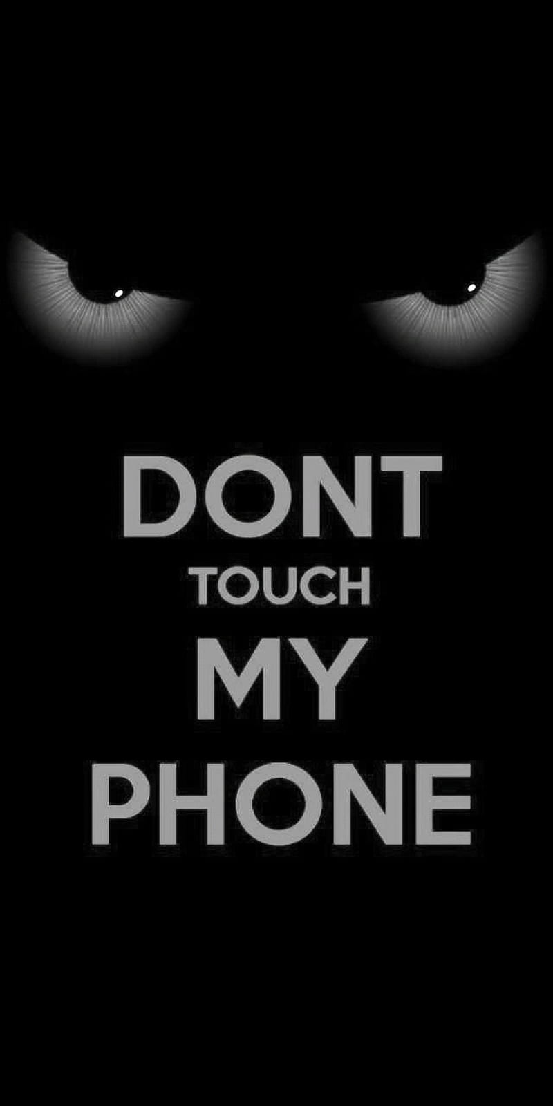 Durp, phone, dont, touch, lock, screen, HD phone wallpaper