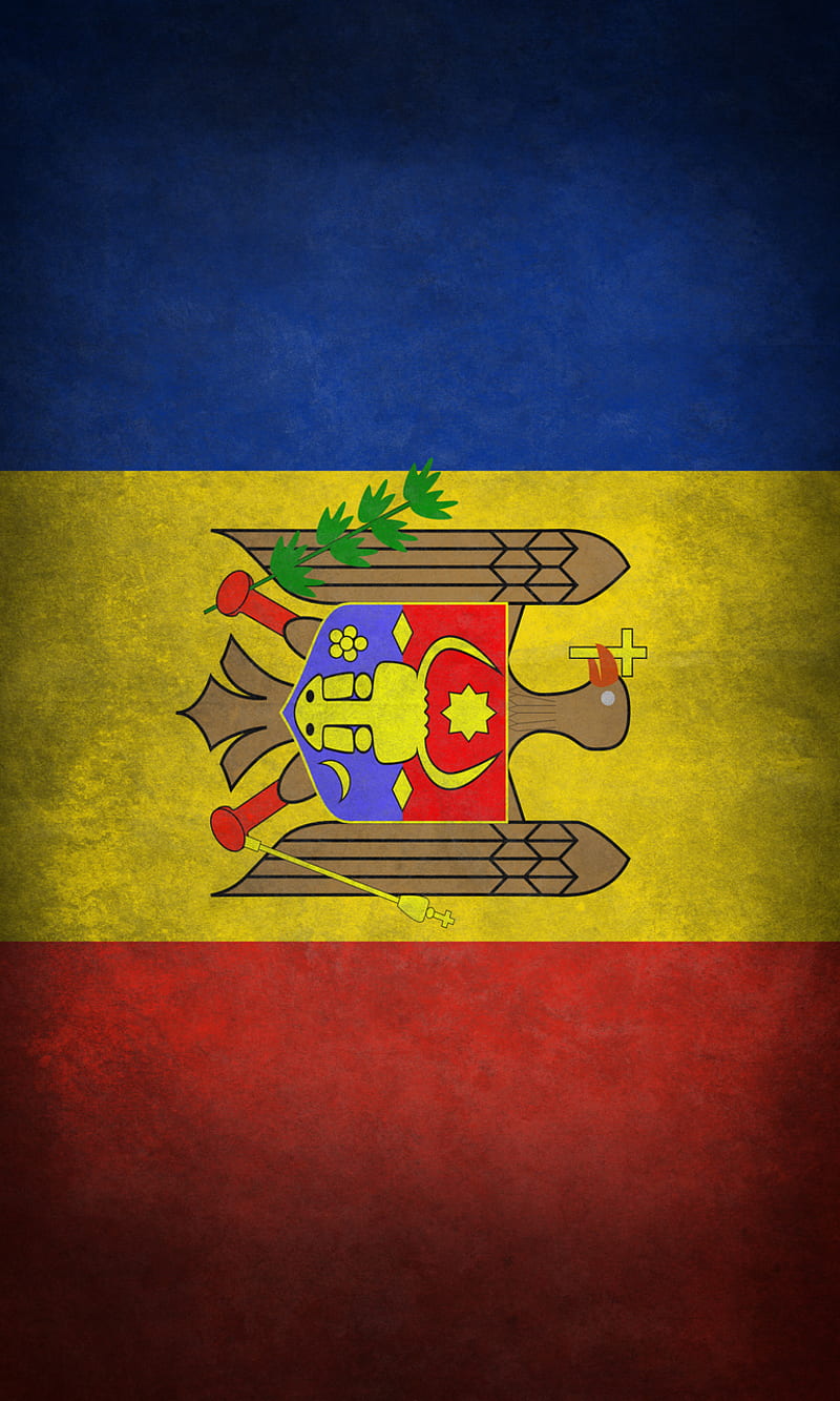 Moldova, flag, HD phone wallpaper