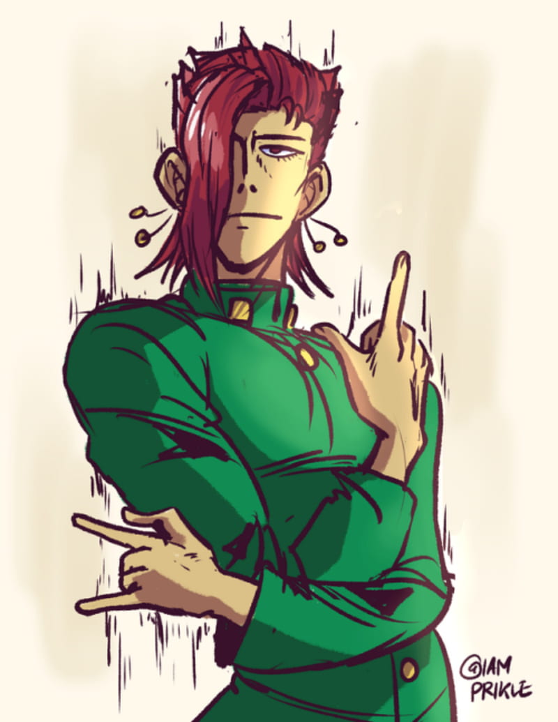 Kakyoin Jojo Pose Sticker - Kakyoin Jojo Pose Stardust Crusaders - Discover  & Share GIFs