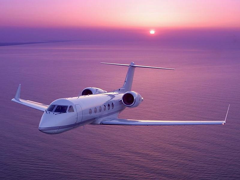 Gulfstream G-IV, aircraft, private planes, business jets, gulfstream planes, HD wallpaper