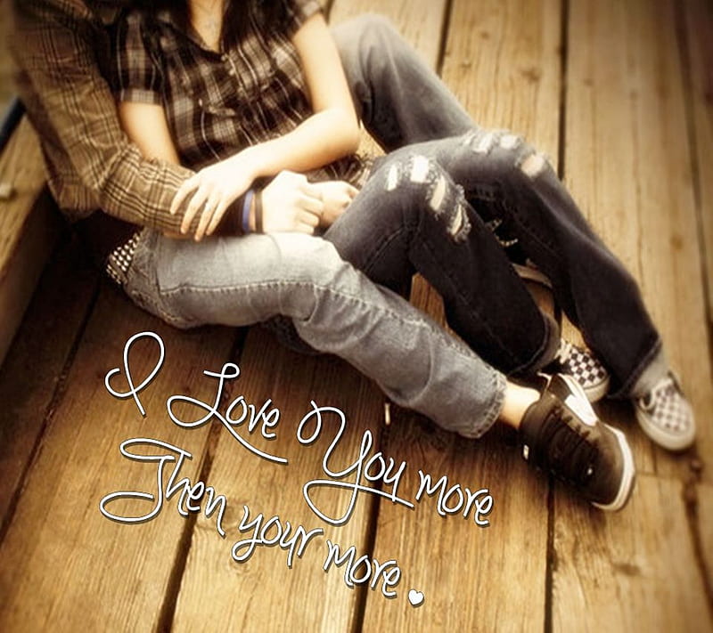 I Love You More, boy, siempre, girl, heart, in love, new, romantic, saying, HD wallpaper
