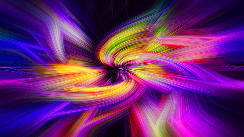 Yellow pink purple blue swirl abstract, HD wallpaper | Peakpx