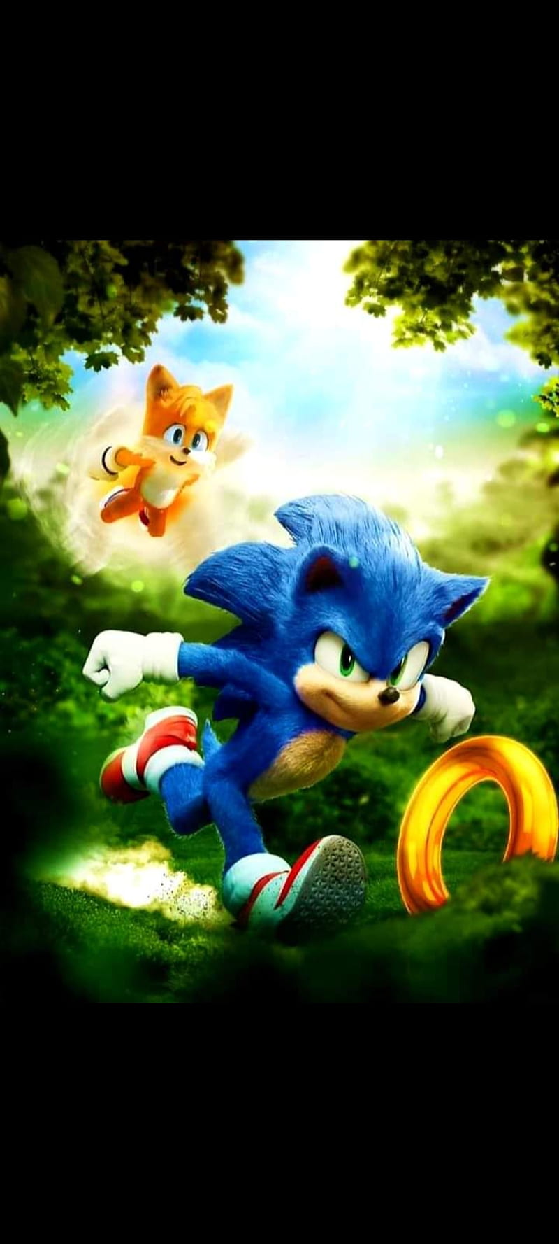 Sonic the Hedgehog 2 Tails and Sonic 4K Wallpaper iPhone HD Phone