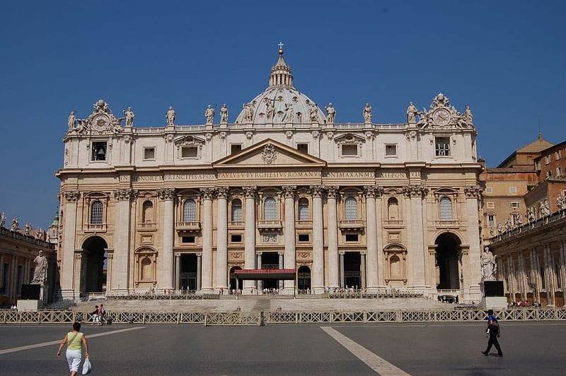 St Peter-Basilica, building, 02, 11, 2011, stpeter, basilica, HD wallpaper