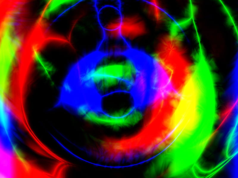 The Rainbow Iris, rainbow tie dye iris eye ball twirl electric spin portal black r, HD wallpaper