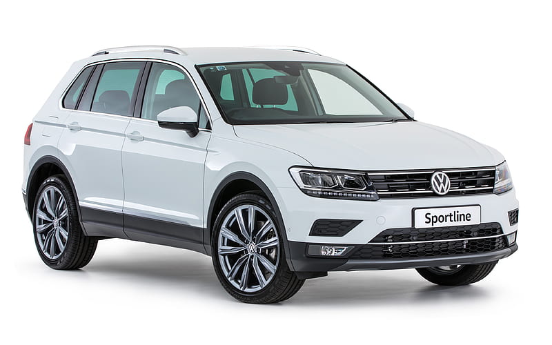Volkswagen Tiguan Sportline 2018 cars, crossovers, new Tiguan, Volkswagen, HD wallpaper