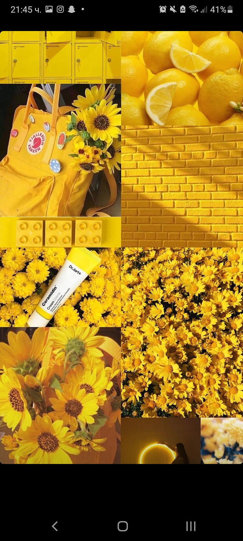 yellow aesthetic , bag, lemons, limon, margaritas, moon, sun, HD phone wallpaper