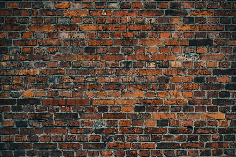 brick wall, bricks, wall, red, texture, HD wallpaper