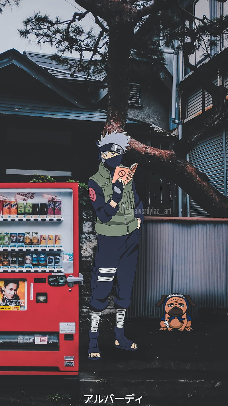 Kakashi Sensei, aesthetic, kakashi hatake, naruto series, anime aesthetic, the copy ninja, HD phone wallpaper