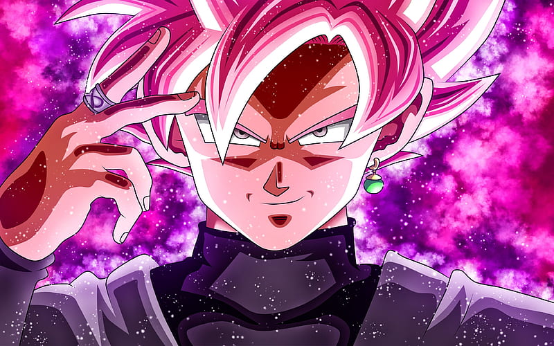 Goku Black Rose Digital Art by Anime WonderWorld - Pixels