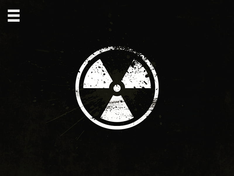 Nuclear , danger, explosion, logo, radiation, guerra, HD wallpaper