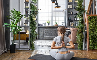 Yoga, calm, women, meditate, HD wallpaper | Peakpx