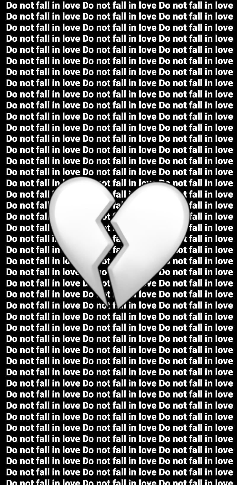 Do not fall in love, letter, no amor, no enamorarse, no love, no te enamores, terink, HD phone wallpaper