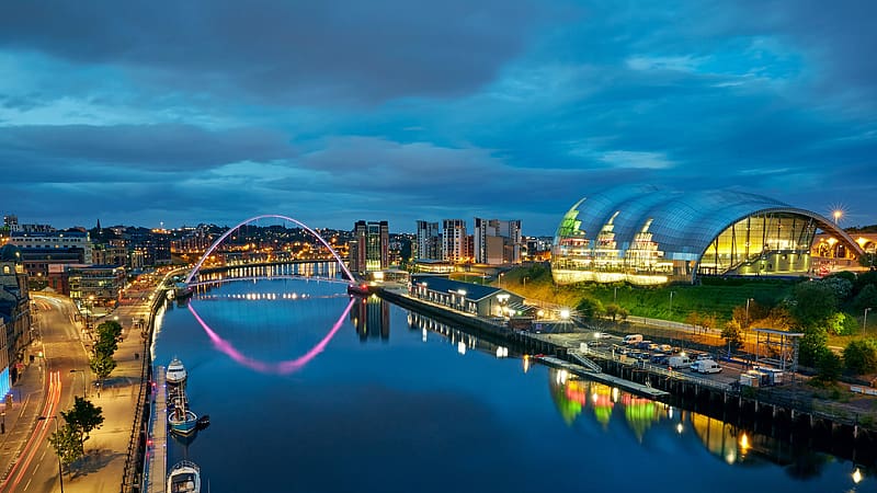 Newcastle Upon Tyne River England Bing, HD wallpaper