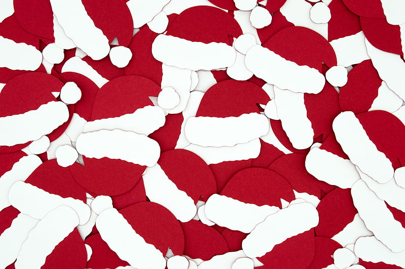 Christmas hats digital, HD wallpaper | Peakpx