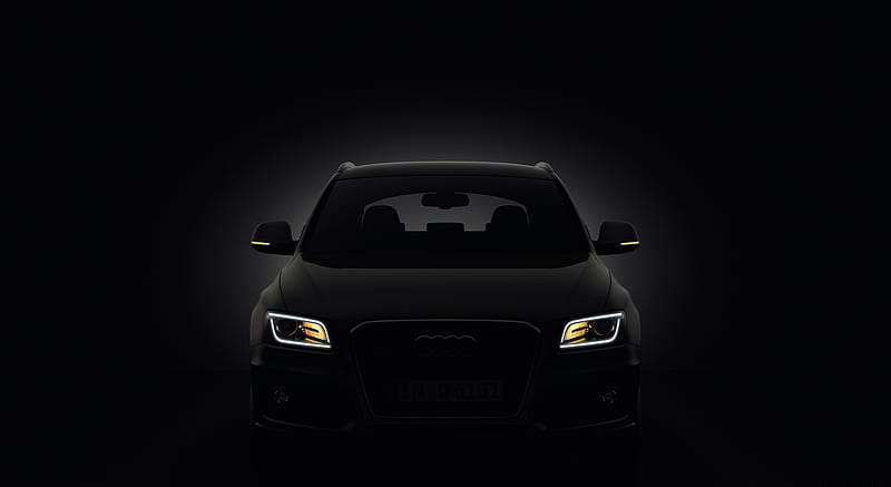 2013 Audi Q5 LED daytime running light with turn indicator , car, HD wallpaper