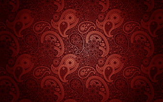 Red paisley texture, red paisley ornament, paisley pattern, paisley  texture, HD wallpaper | Peakpx