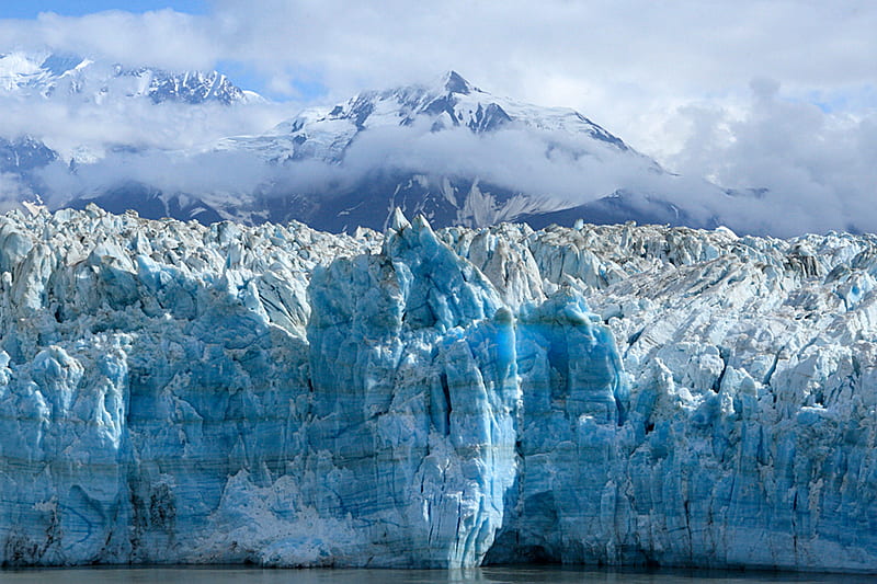 Hubbard Glacier, ice, nature, glacier, hubbard, HD wallpaper