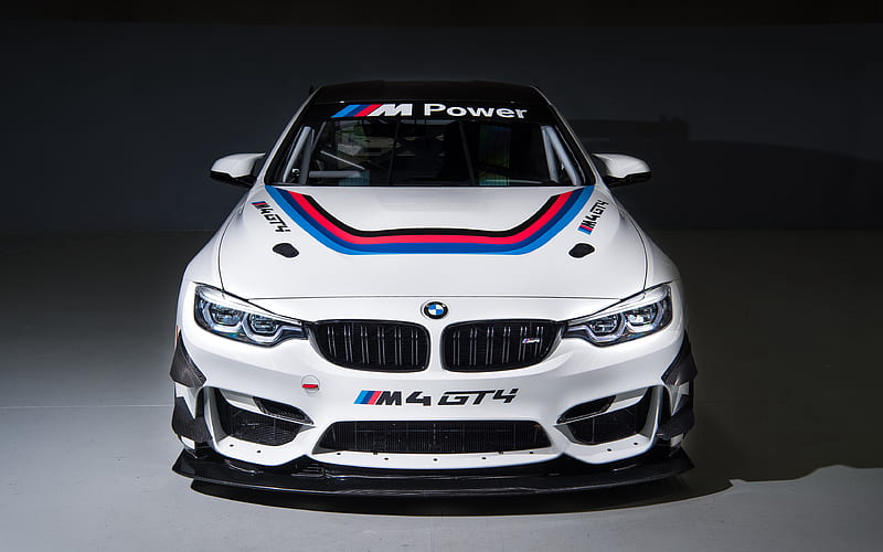 BMW M4 GT4, 2018 cars, sportscars, BMW Motorsport, BMW, HD wallpaper