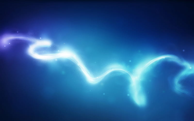 blue light abstract-design, HD wallpaper