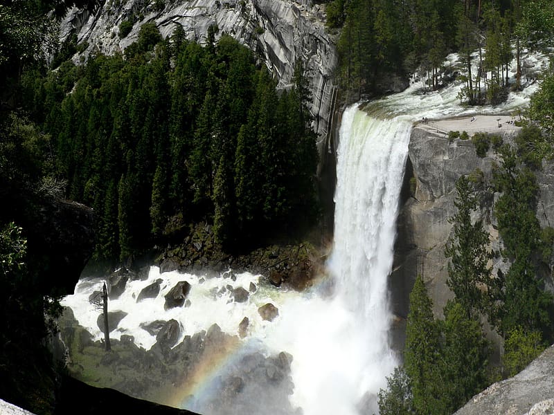 Waterfalls, , Vernal Fall, HD wallpaper
