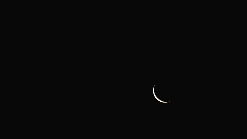 moon, sky, darkness, night, HD wallpaper