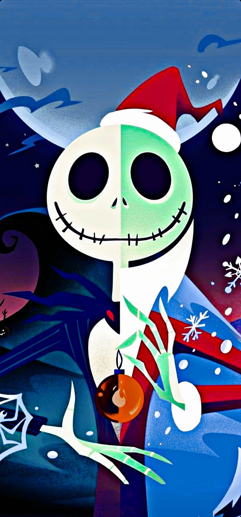 Jack Skeleton movies art halloween Christmas color movie disney tim  burton HD phone wallpaper  Peakpx