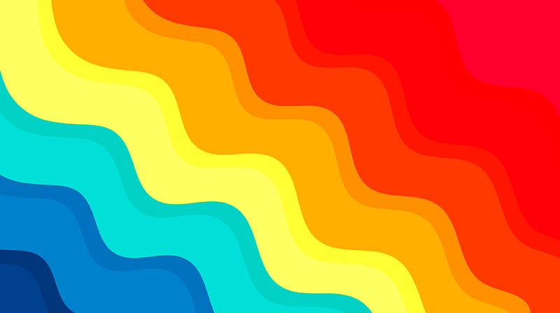 Pastel Rainbow, HD wallpaper