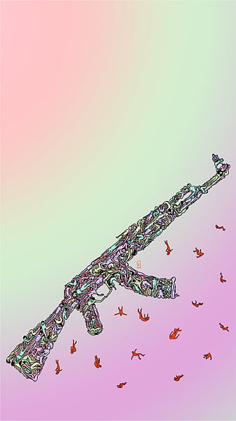 AK-47 Pink wallpaper created by