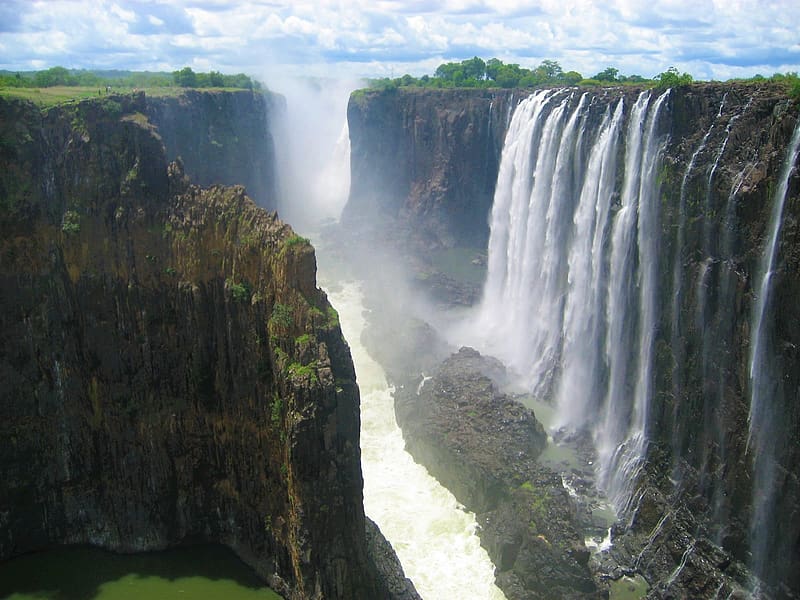 Victoria Falls - Zambia, Victoria Falls, Africa, Zambia, Nature graphy, HD wallpaper