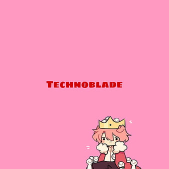 🐷👑- Technoblade out 🍃- wallpaper by : @kingmahdiz_art