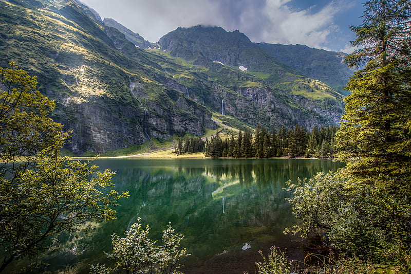 Scenic Of Lake During Daytime, HD wallpaper