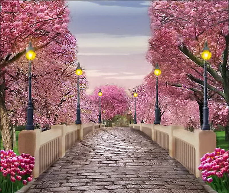 Spring HD Backgrounds - Live Wallpaper HD  Flower fence, Spring background,  Spring time