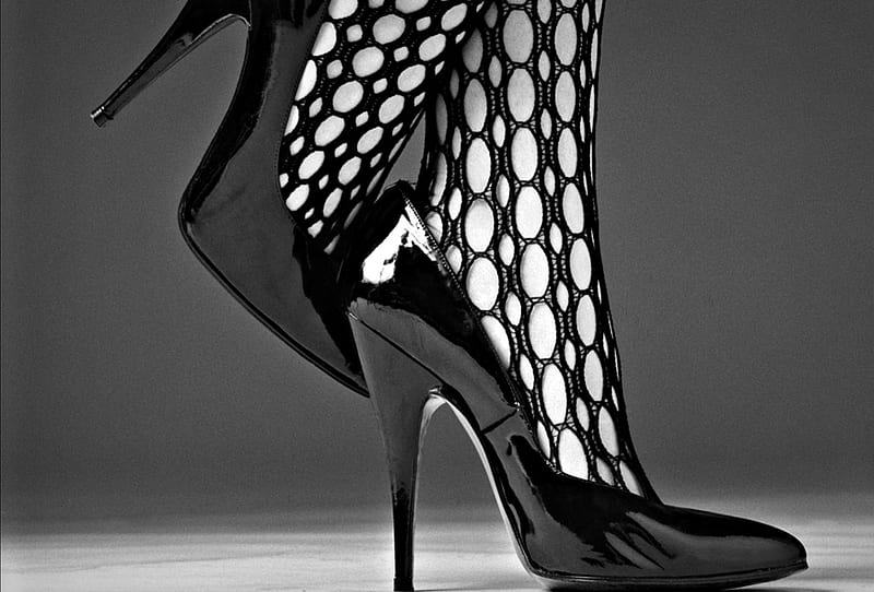 Black stilettos, stiletto, black, shoe, white, HD wallpaper | Peakpx