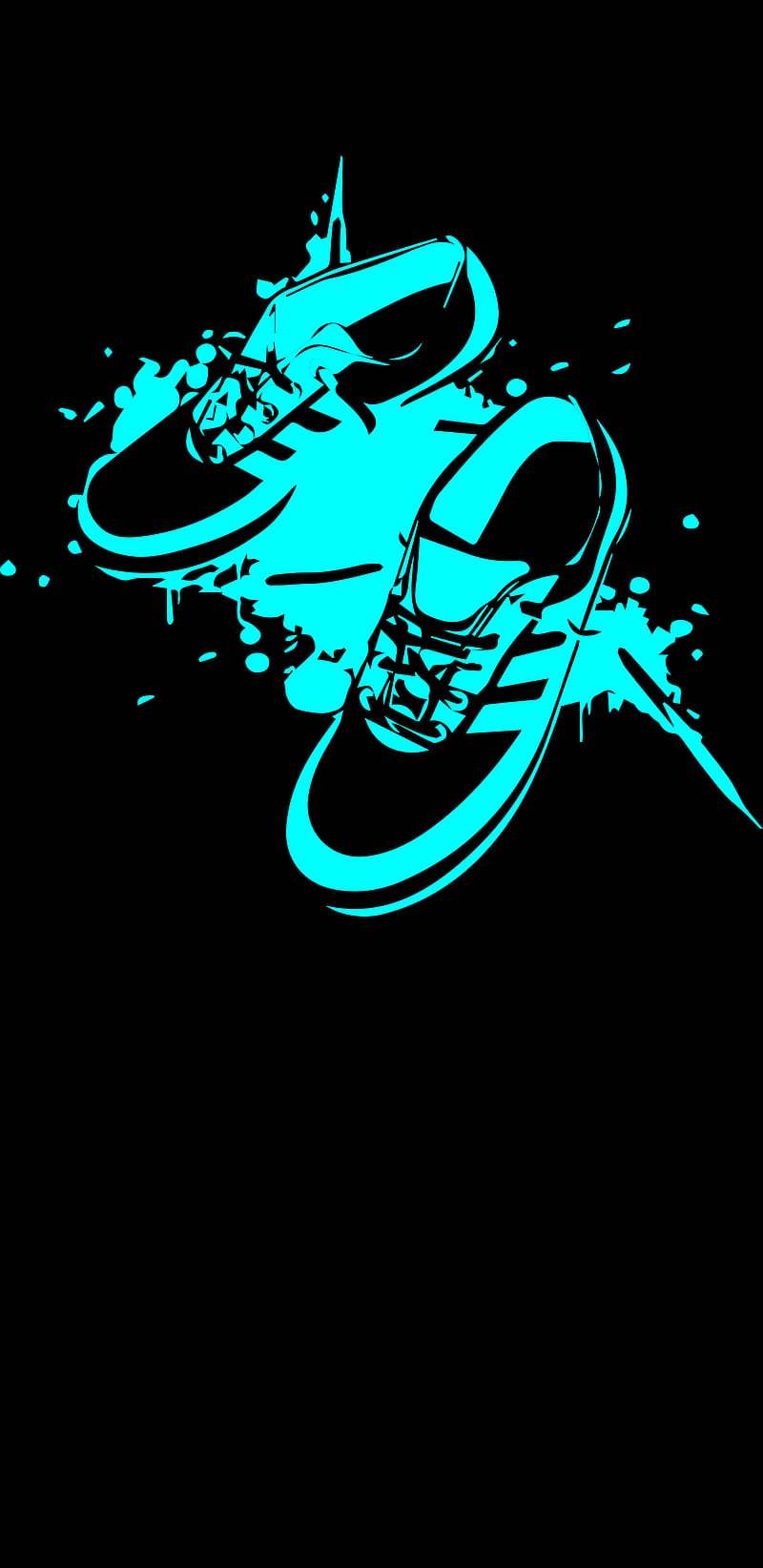 Sneakers, amoled, android, apple, black, dark, galaxy, iphone, music ...