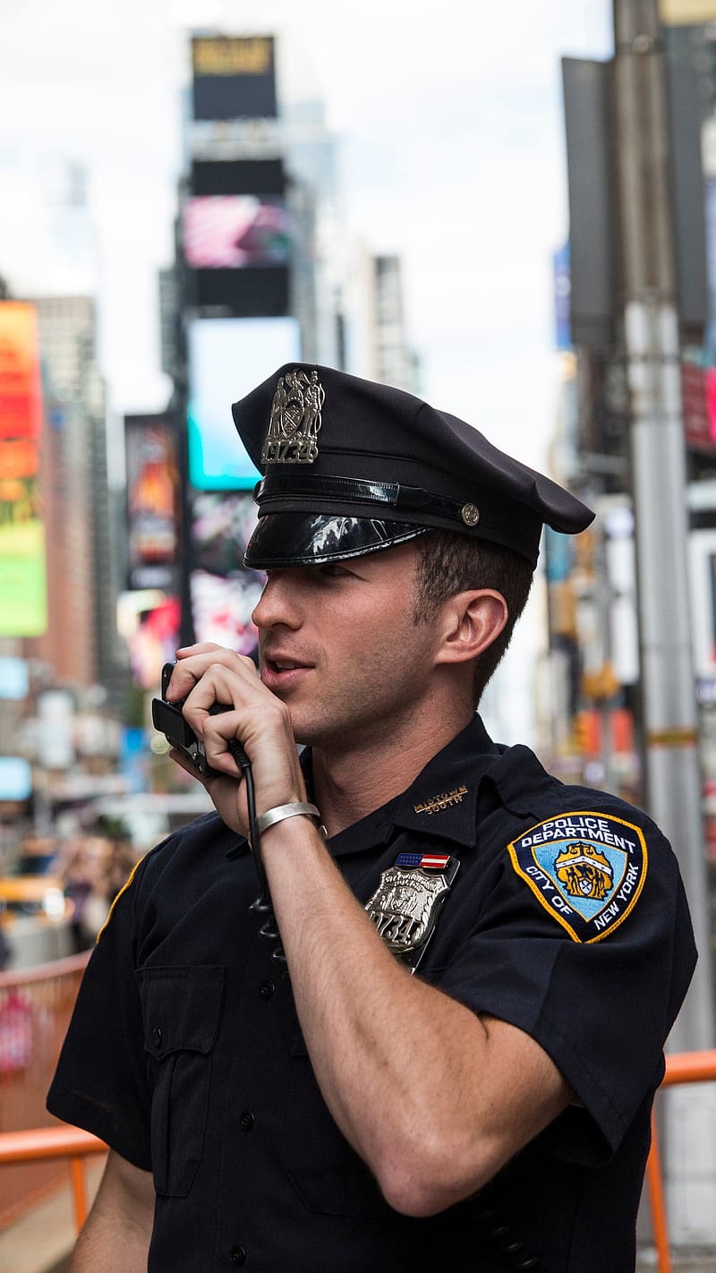Police, New York Police Officer, new york, police officer, HD phone wallpaper