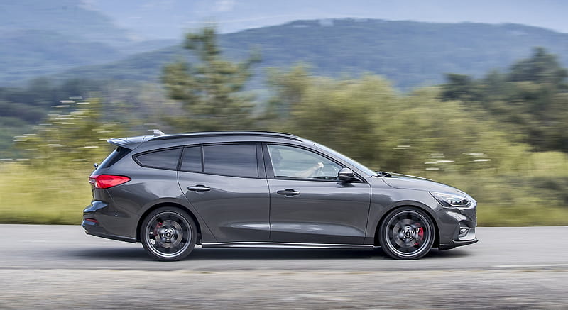 2019 Ford Focus ST Wagon (Euro-Spec; Color: Magnetic) - Side , car, HD wallpaper