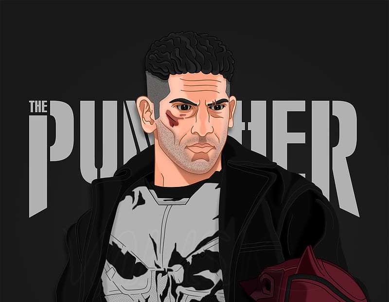 The Punisher Fan Artwork, the-punisher, punisher, tv-shows, artwork, artist, digital-art, HD wallpaper