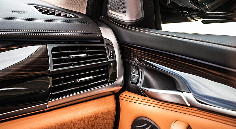 2015 BMW X6 Pure Extravagance Cognac - Interior Detail , car, HD wallpaper