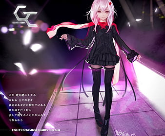 Wallpaper smile, friends, uniform, guilty crown, fyu-neru, inori