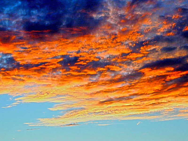 Heaven, vivid, golden, clouds, sky, blue, light, HD wallpaper | Peakpx