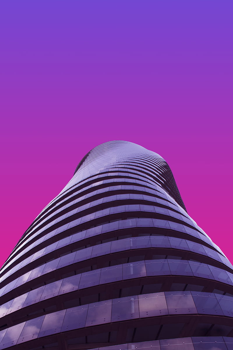 low-angle of building, HD phone wallpaper