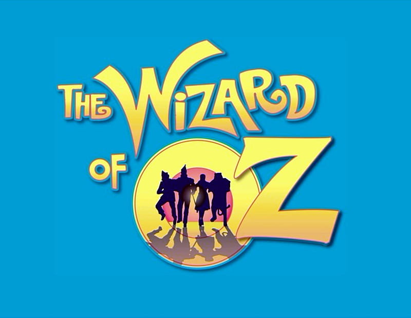 Wizard Of Oz Logo, Entertainment, Yellow, Wizard Of Oz, Movie, Blue, HD wallpaper