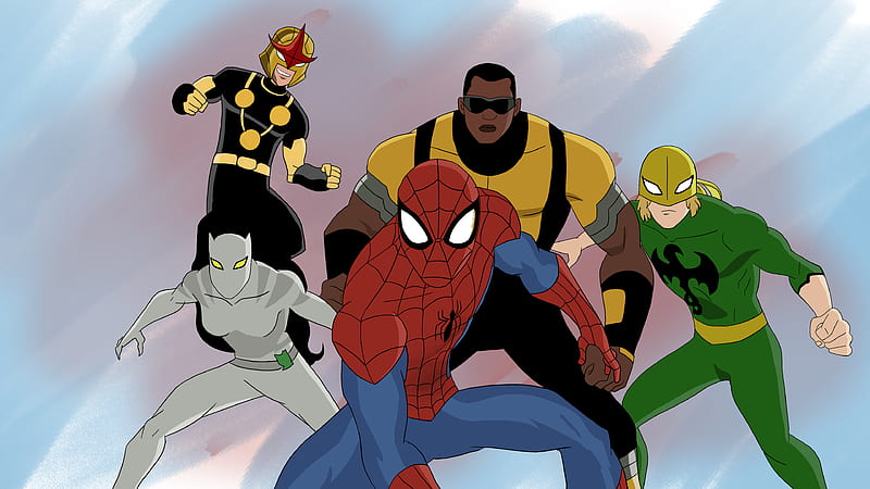 Spider-Man, Ultimate Spider-Man, Iron Fist, Luke Cage, Marvel Comics, Nova  (Marvel Comics), HD wallpaper | Peakpx